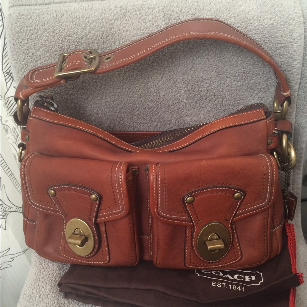 COACH Legacy leather shoulder bag